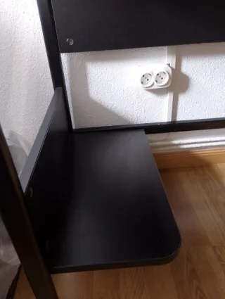 Escritorio gaming FREDDE Negro 130x80/60x150