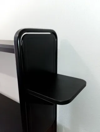 Escritorio gaming FREDDE Negro 130x80/60x150