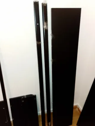 Escritorio gaming FREDDE Negro 130x80/60x150