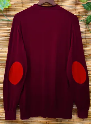 Cárdigan Gant Burdeos Talla L