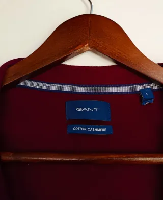 Cárdigan Gant Burdeos Talla L