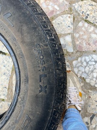 4 Ruedas Continental: 2 carretera y 2 mixtas