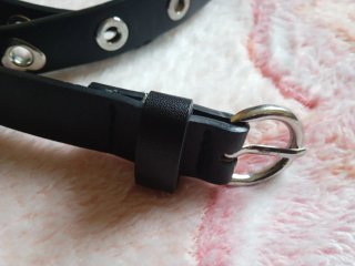 2 cinturones de mujer negros
