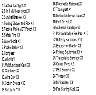 Kit de Emergência e Sobrevivência Completo