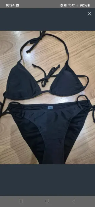 Bikini negro talla S