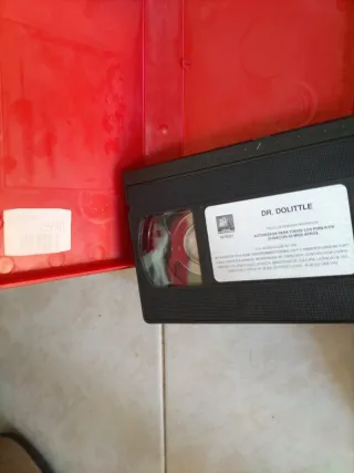 2 Películas VHS Dr. Dolittle (Eddie Murphy)