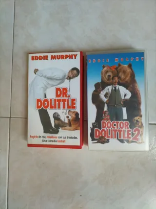 2 Películas VHS Dr. Dolittle (Eddie Murphy)