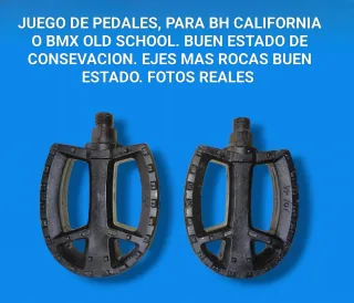 Pedales BMX Old School BH California