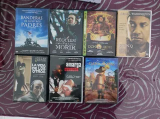 Lote 7 Películas DVD (Español/Inglés)