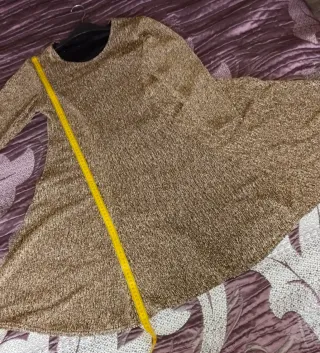 Vestido fiesta dorado brilli brilli