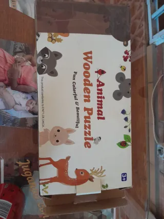 Puzzles de Madera de Animales para Niños