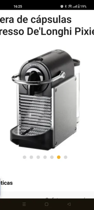 Cafetera Nespresso De'Longhi Pixie