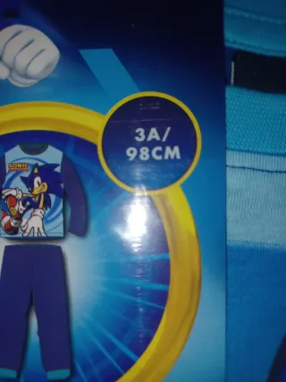 Pigiama Sonic bambino 4A/104cm