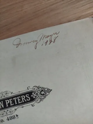 Partitura antigua Schubert Sonaten Band I y II