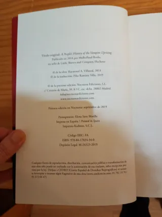 Historia popular del levantamiento vampiro