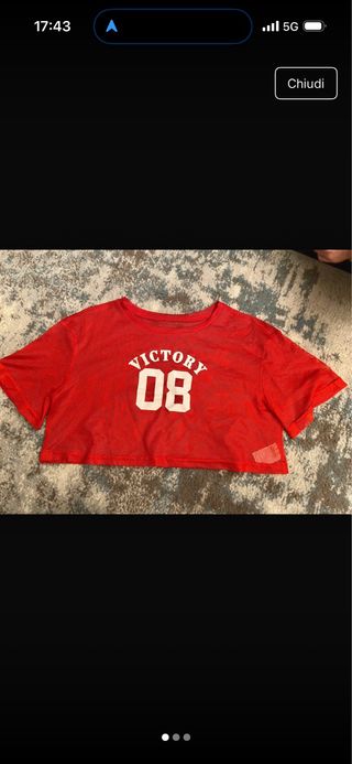 Set 2 T-shirt Crop Bambina Zara & SHEIN