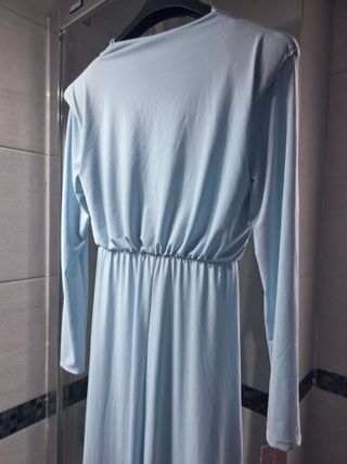 NUEVO. Vestido azul largo