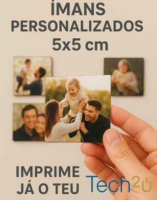 Ímanes Personalizados Fotos 5x5 cm