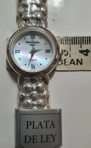 Reloj Plata de Ley Plata 925