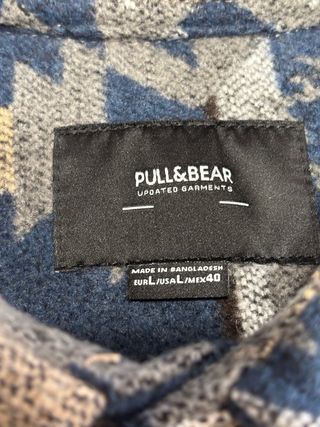 Camisa gruesa Pull&Bear Estampado Rústico