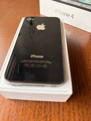 iPhone 4 original con caja – iCloud libre – para p