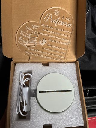 Lámpara Corazón A Mi Profesora