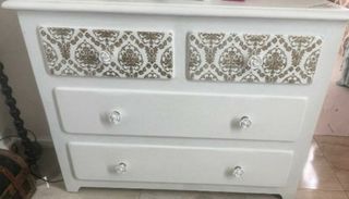 Mueble restaurado de madera