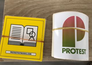 Pegatinas esqui snow protest