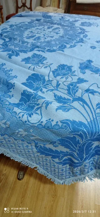 Colcha de cama vintage