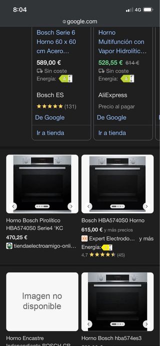 Horno Bosch Serie 4 HBA5740SO Acero Inox NUEVO