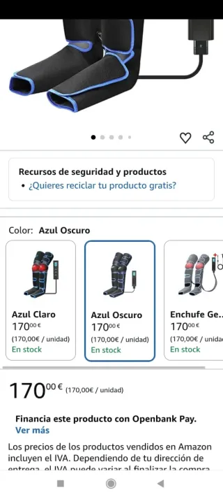 Masajeador Presoterapia Piernas