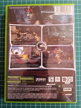 Mortal Kombat Shaolin Monks Xbox