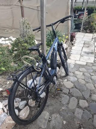 Bicicleta Eléctrica Azul Merida Espresso 200