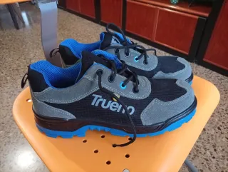 Botas de seguridad Trueno negras y azules