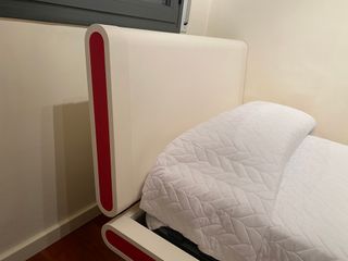 Cama individual 90cm con somier de láminas