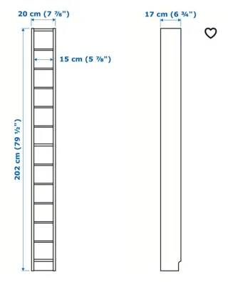 2 Estanterías CDs Madera