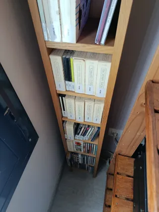 2 Estanterías CDs Madera