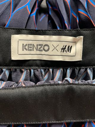 Falda Kenzo x H&M Seda Talla L