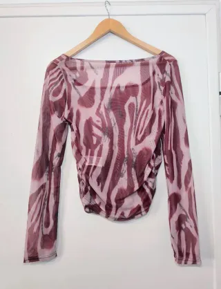 Camiseta M L Estampado Cebra