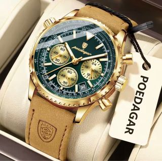 Reloj POEDAGAR Hombre Oro y Verde