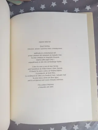 Dali Intim: Dibuixos, apunts i paraules