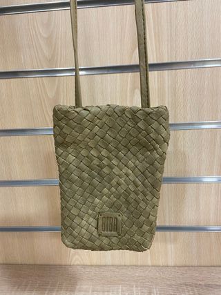 Bolso bandolera piel Biba verde oliva (nuevo)