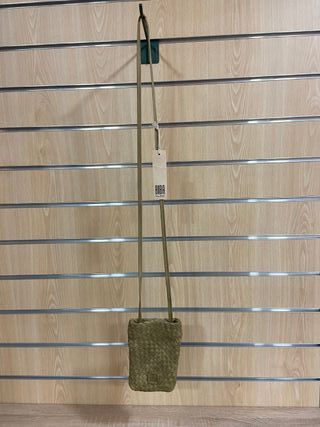 Bolso bandolera piel Biba verde oliva (nuevo)