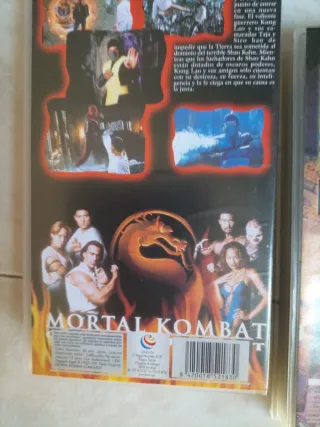 2 Cintas VHS Mortal Kombat (Español)