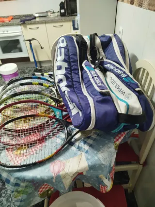Raquetas Babolat + Raquetero
