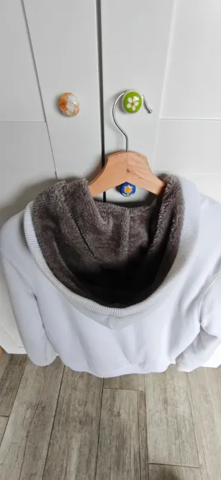 Chaqueta Everlast Blanca con Cremallera