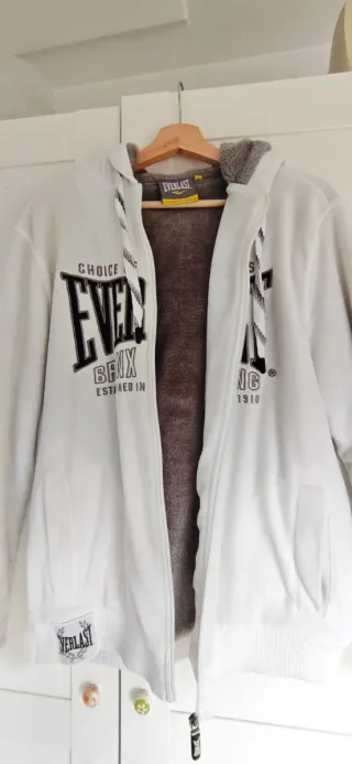 Chaqueta Everlast Blanca con Cremallera