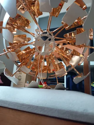 Lámpara IKEA PS 2014 Cobre/Blanco - ¡Impecable!