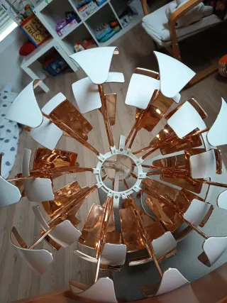 Lámpara IKEA PS 2014 Cobre/Blanco - ¡Impecable!