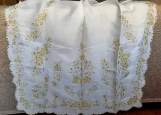 Manteletas de Fallera de seda.